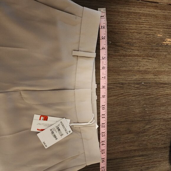 Vince Crepe Tailored Straight-Leg Pant NWT Tan Size 4 Loose threads - Picture 5 of 14